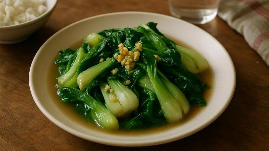 Garlic Stir-Fried Bok Choy