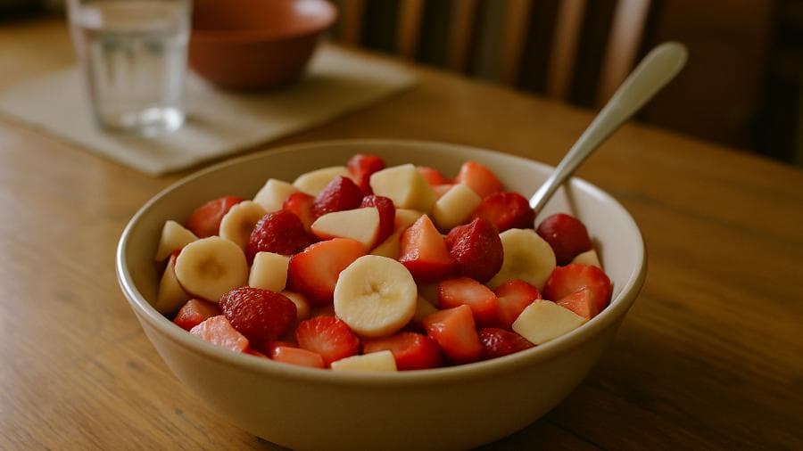 Grandma Rosa's Berry Banana Fruit Salad