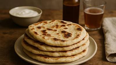 Homemade Beer Yogurt Flatbreads