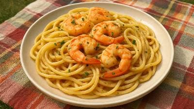 Garlic Shrimp Pasta Antonio
