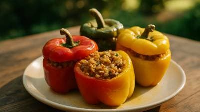 Stuffed Bell Peppers Dorothy's Style