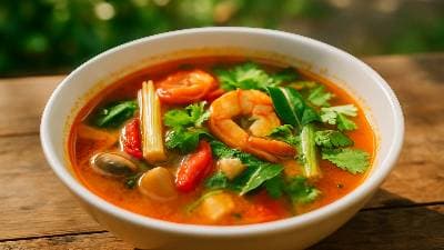 Tom Yum Soup - Bangkok Style