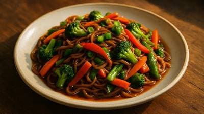 Soba Noodle Stir-Fry Hana