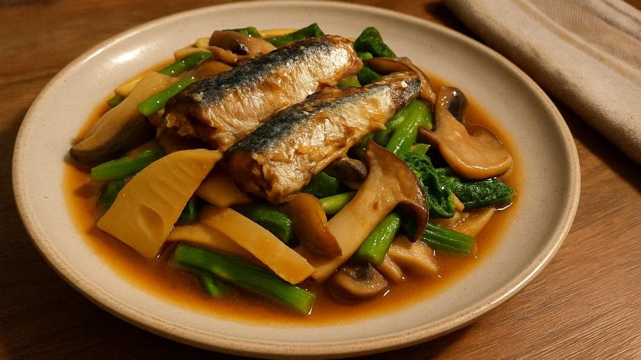 Seafood and Vegetable Stir-Fry