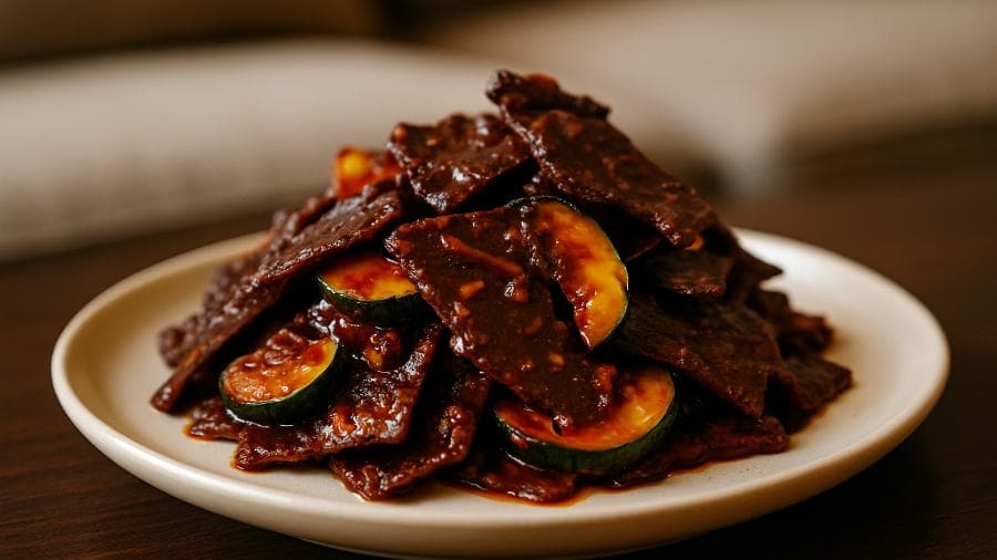 Spicy Chocolate Zucchini Brittle