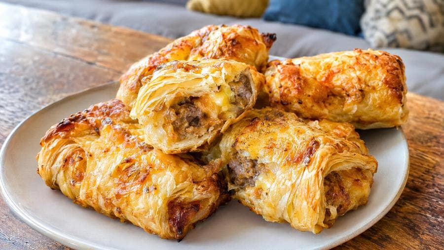 Sausage and Cheese Pastries