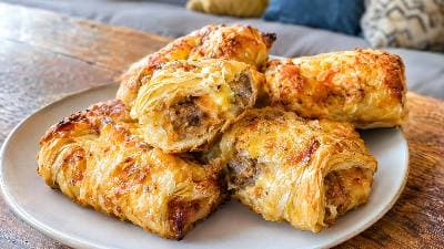Sausage and Cheese Pastries