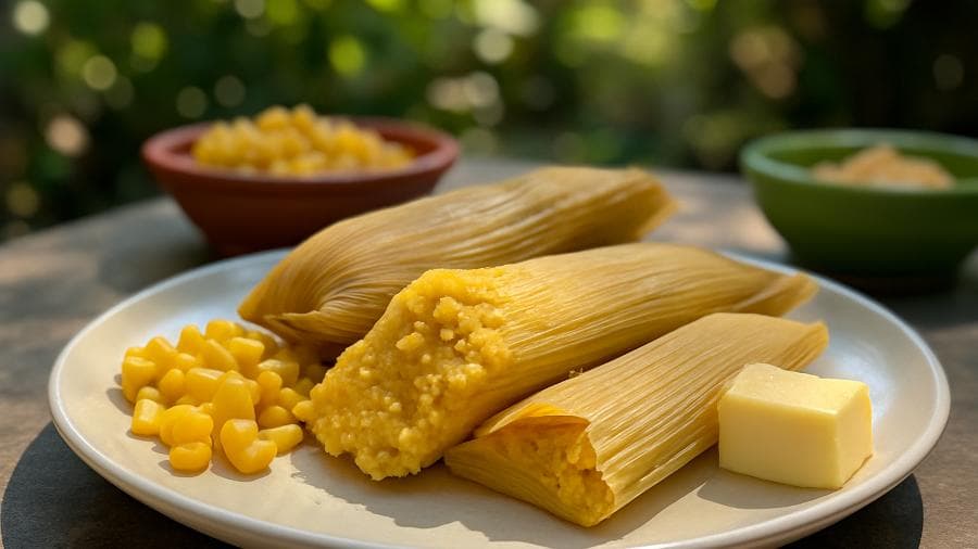 Uncle Sid's Classic Tamales de Elote with a Mexican Twist