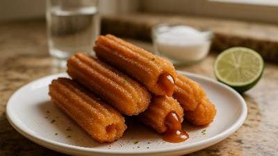 Churros con Cajeta