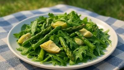 Asparagus Artichoke Salad