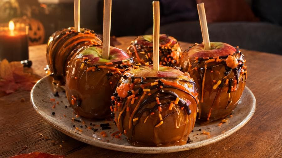 Caramel Candy Apples