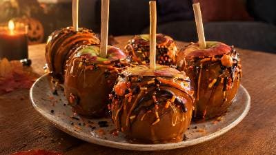 Caramel Candy Apples