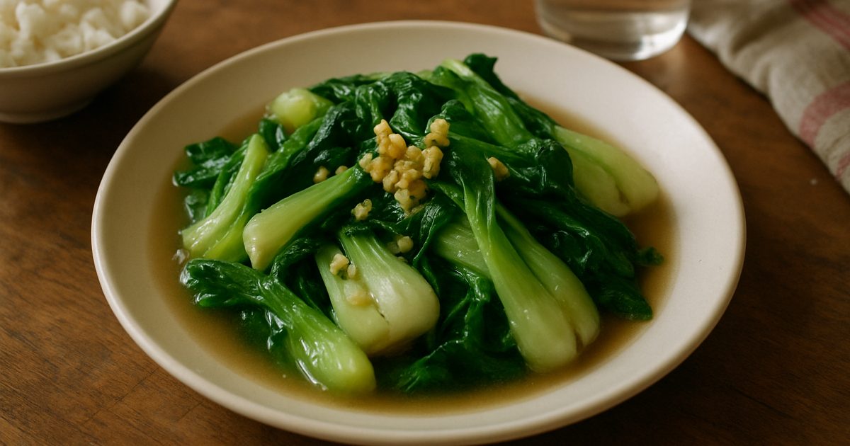Garlic Stir-Fried Bok Choy