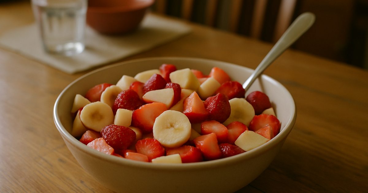 Grandma Rosa's Berry Banana Fruit Salad