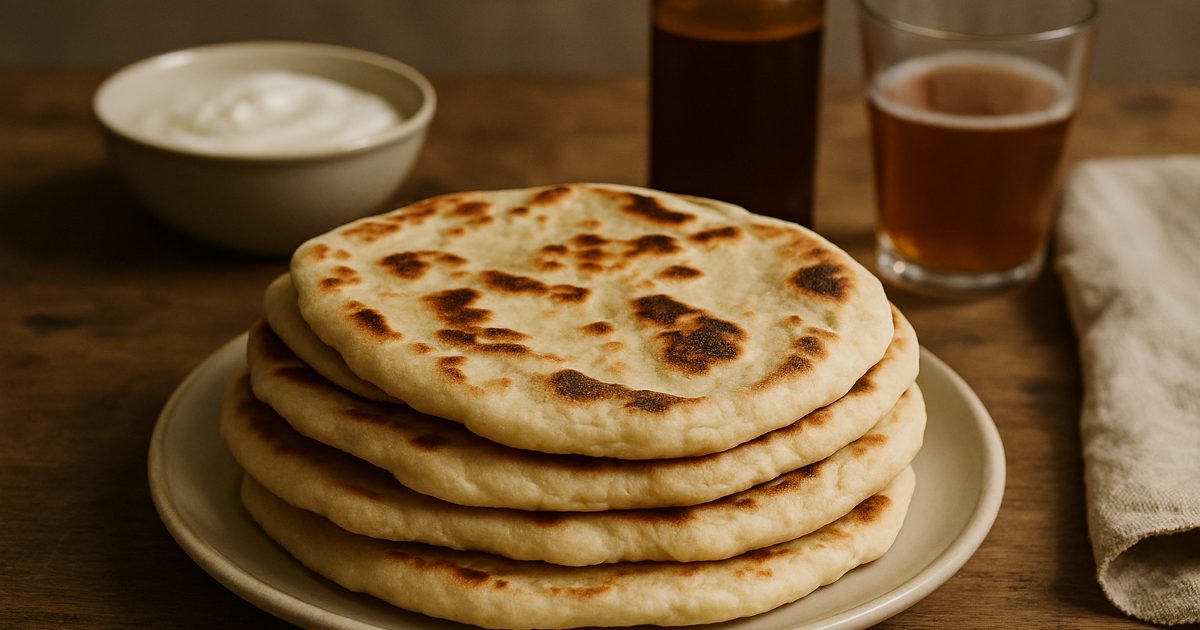 Homemade Beer Yogurt Flatbreads