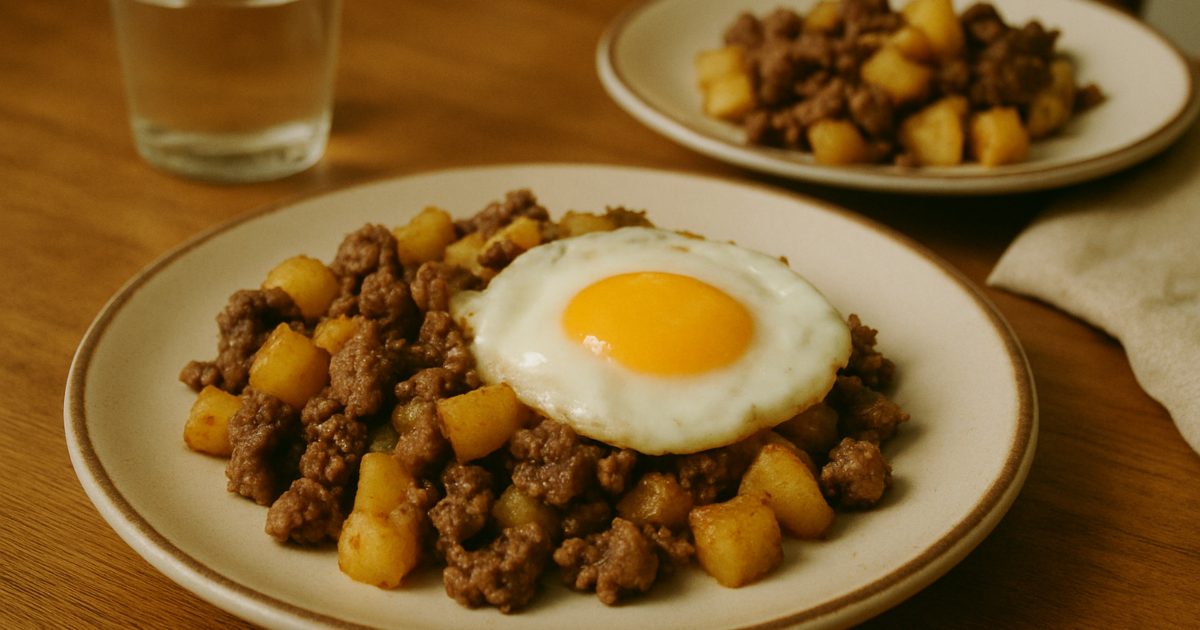 Beef and Potato Hash Duo