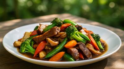 Chicken and Vegetable Stir-Fry Lucy