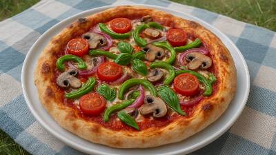 Homemade Pizza Marigold from Lisa