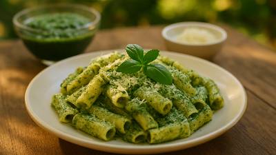 Pasta with Pesto - Maria's Classic Recipe
