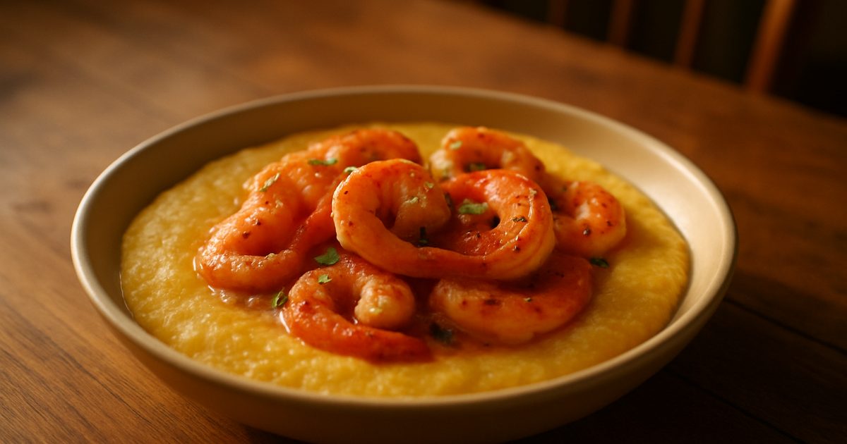Shrimp and Grits Alabama Style